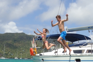 flottielje zeilen met kinderen