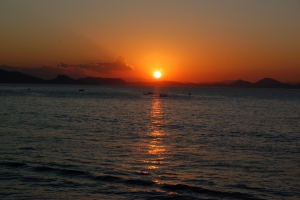 zeilen griekenland sunset