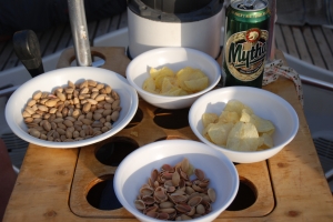 flottielje zeilen met zeilnet borrelen